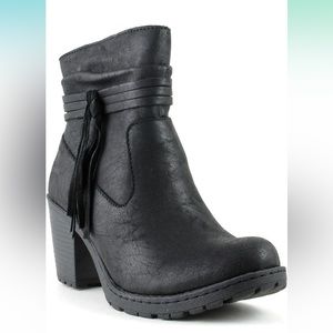 Black Born B.O.C. Alicudi booties — worn once
